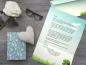 Preview: Motivpapier Kleeblatt Briefpapier mit Motiv